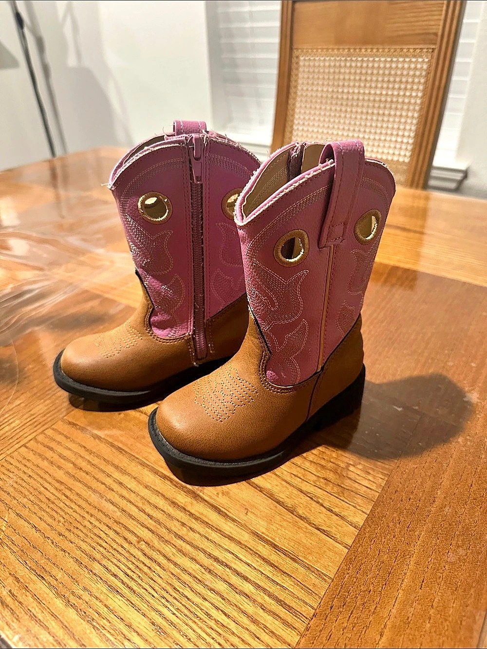 Magellan outdoors Kids Pink & Brown Boots